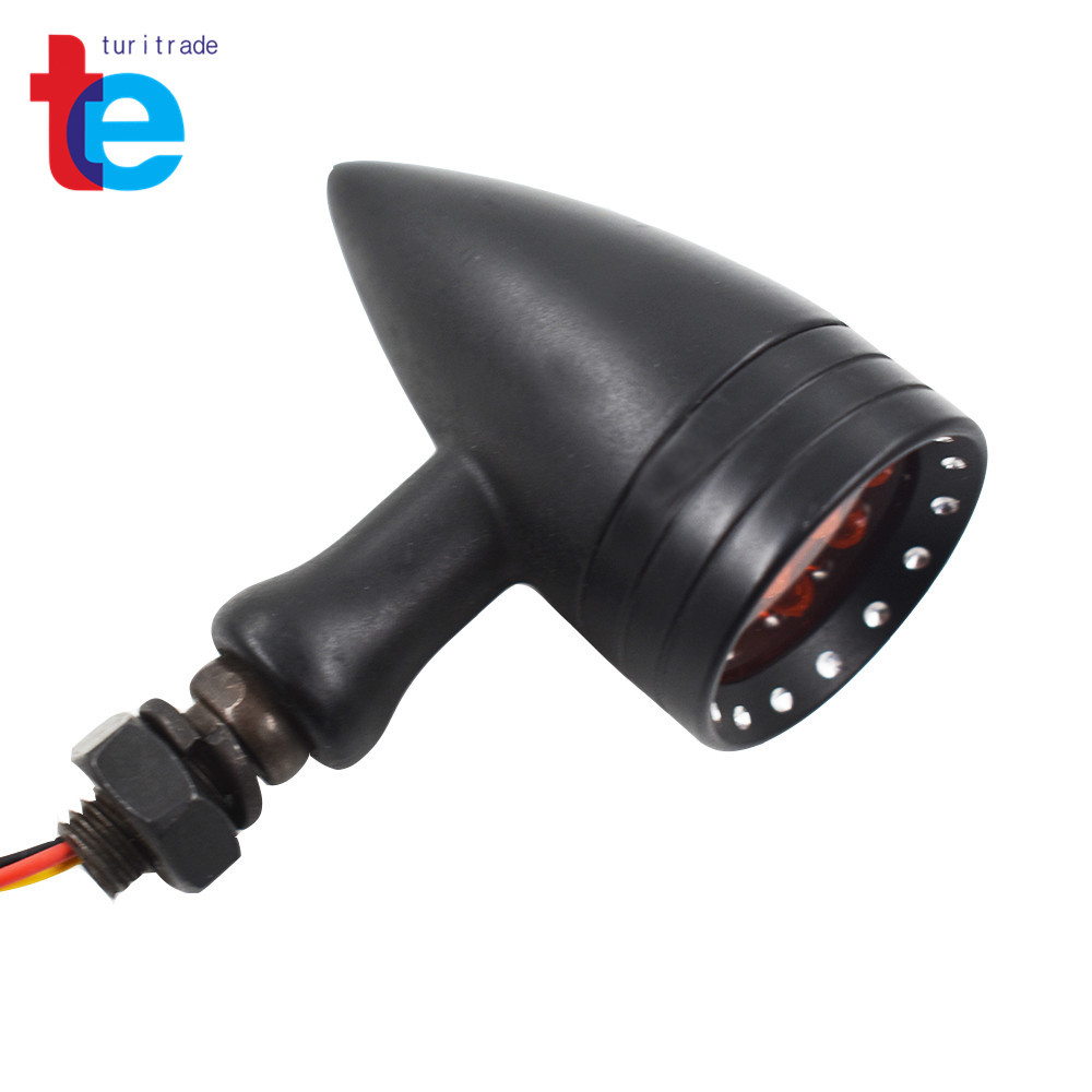 Motorcycle LED Turn Signal Red Lights Indicator For Chopper