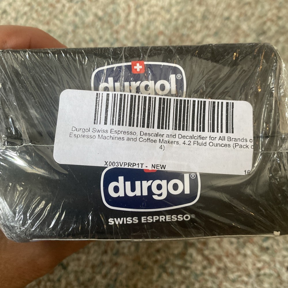 Durgol Swiss Espresso Machine Decalcifier/ Descaler Solution 4 bottles 125ml