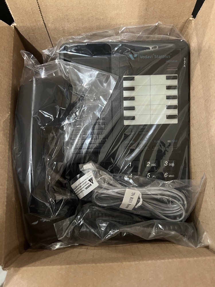 Vodavi Starplus 2802-00 Single-Line Speakerphone (Black) - Refurbished