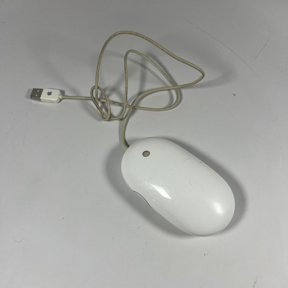 Genuine Apple A1152 USB Optical Mouse ☝ Wired Pro Mouse for iMac, MacBook