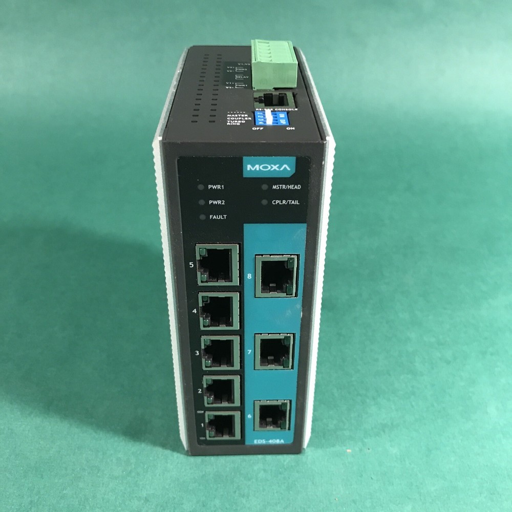 MOXA model EDS-408A Managed Ethernet Switch