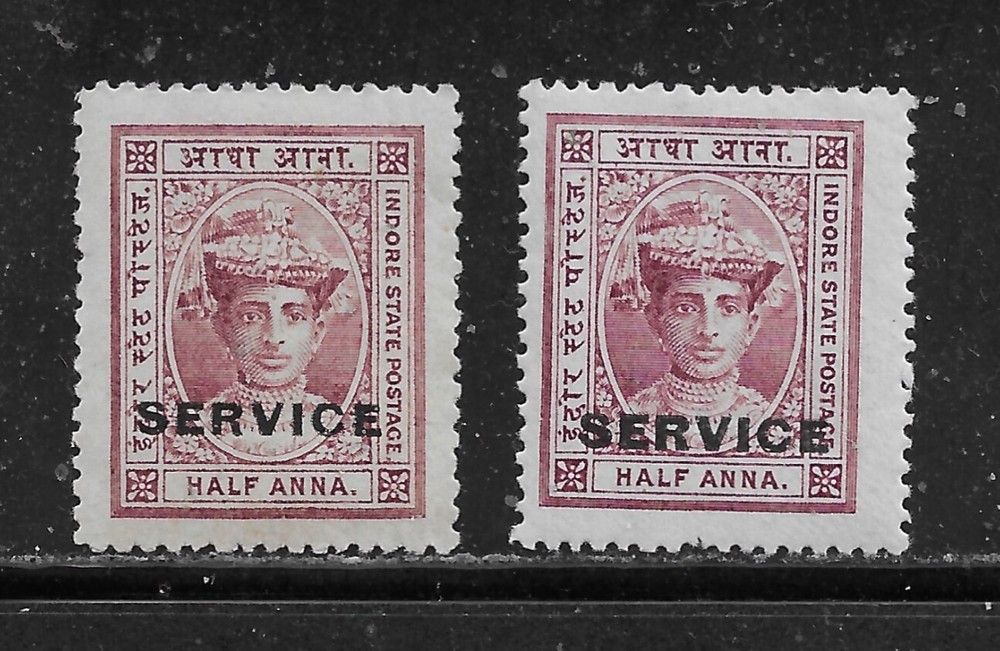 INDIA    INDORE      SC O1,O7       SG S2,S7      MINT NEVER HINGED