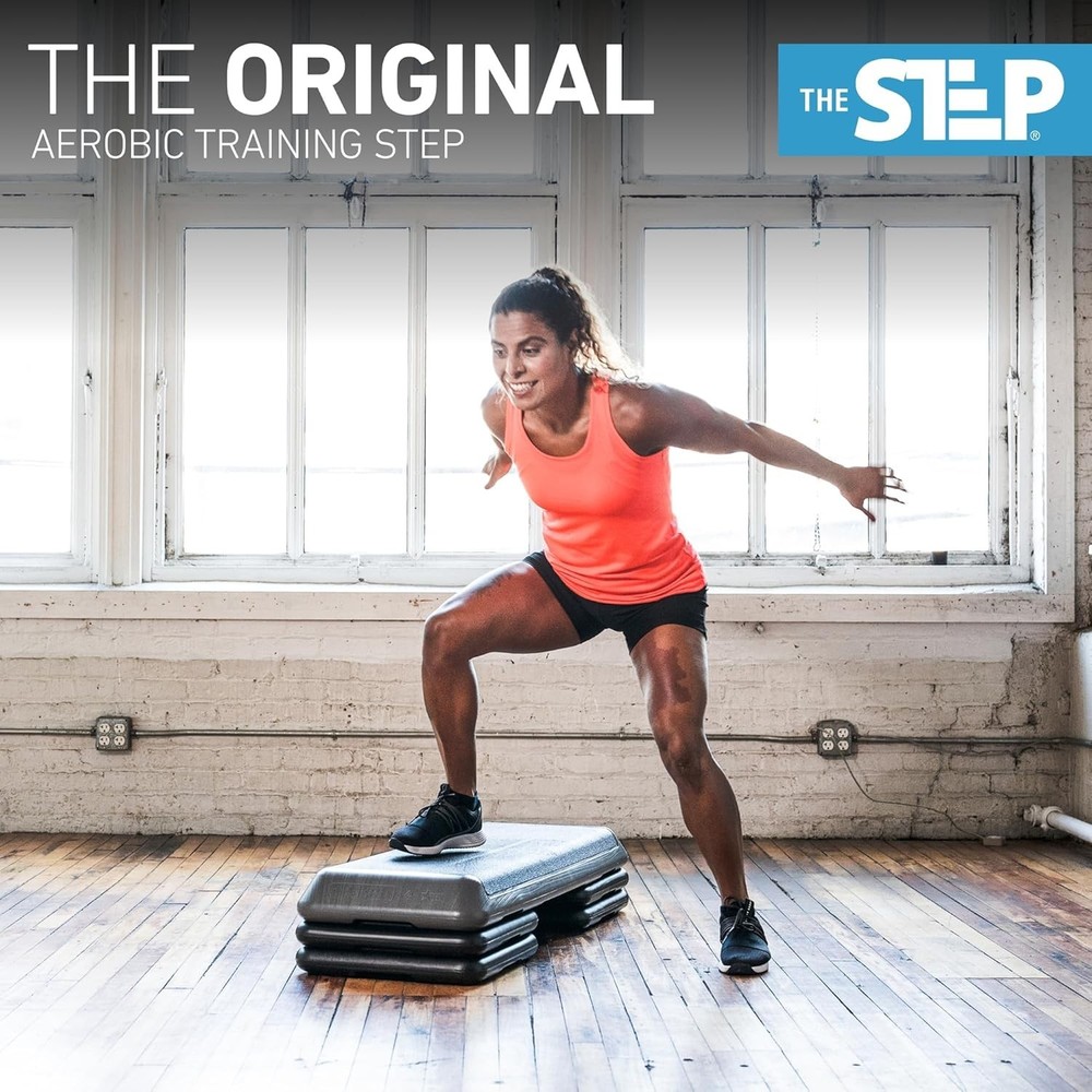 Home Exercise Step Platform with Stackable Risers