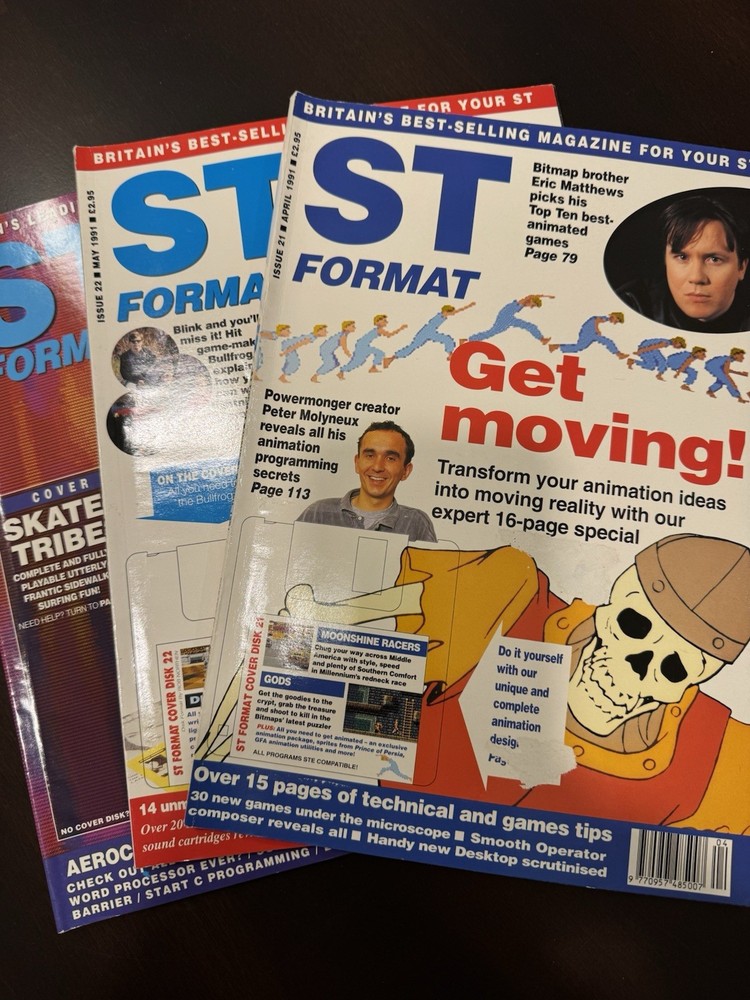 ATARI - ST Format Computer Magazine - UK - (15) Issues - 1991 & 1995