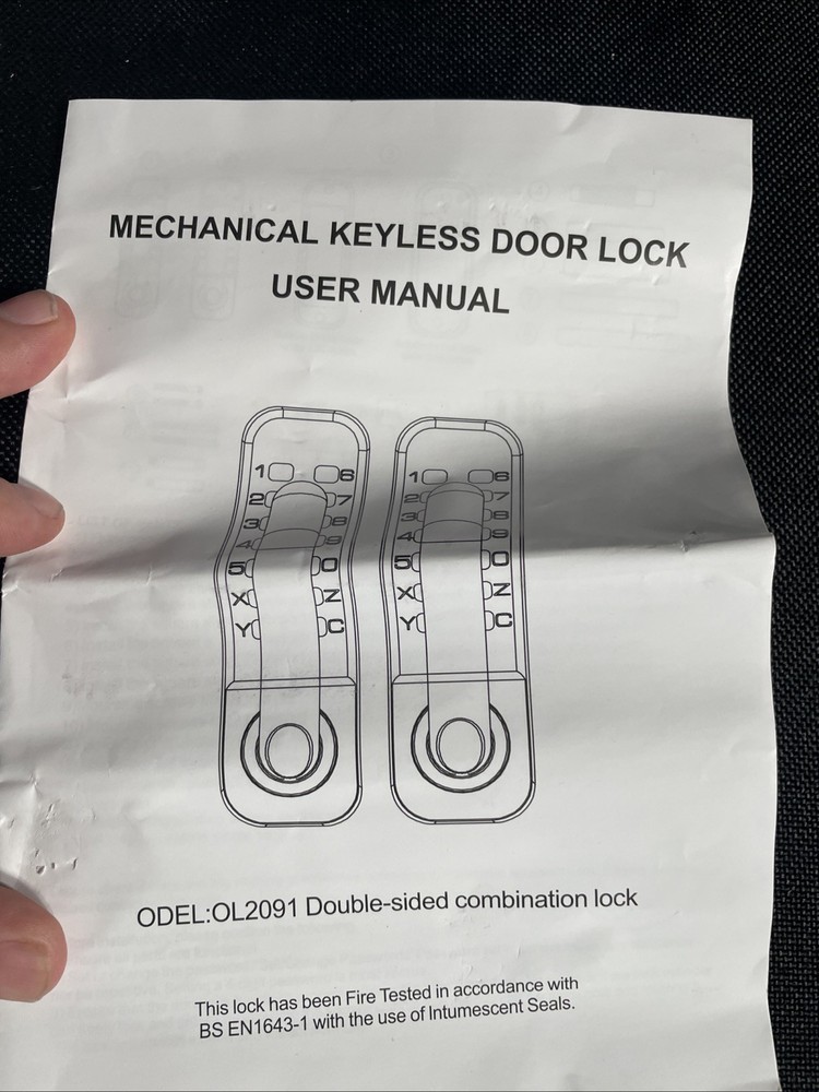 Casmer Double Sided Keyless Code Lock