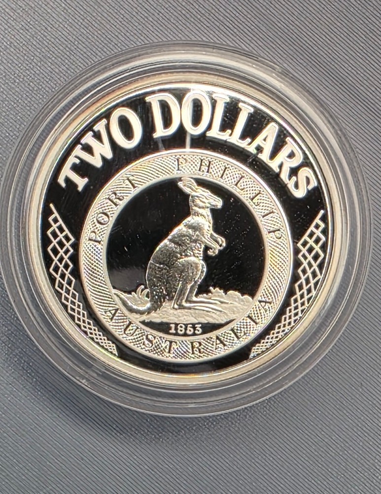2003 Australia Port Phillip Patterns Masterpieces in Silver Proof Set $10 $5 $2
