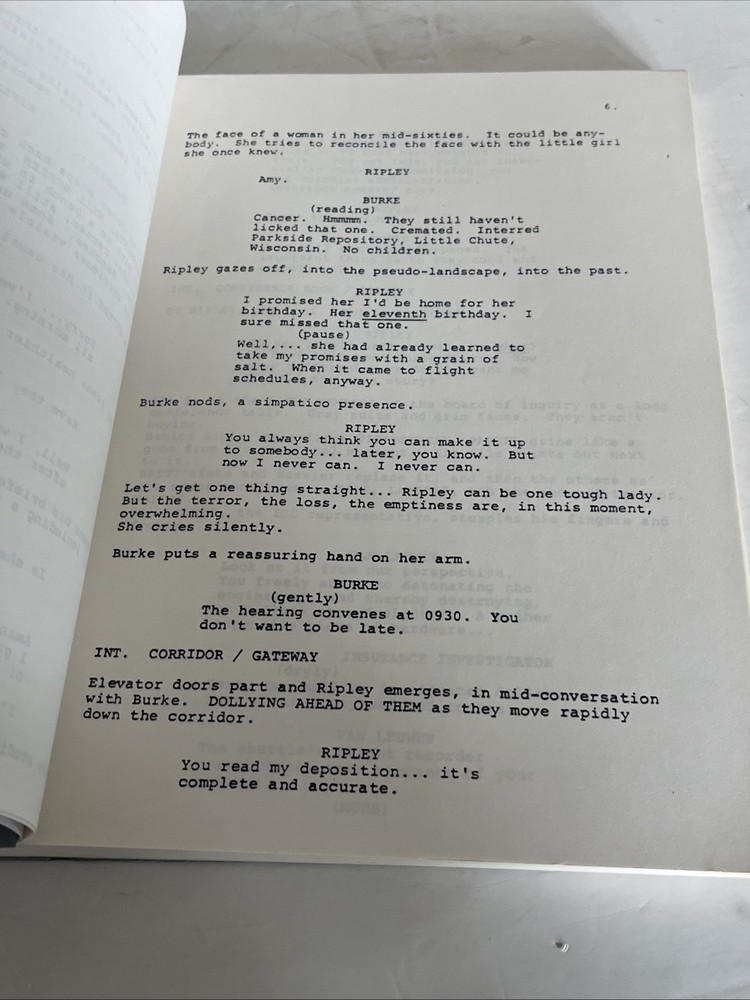 Aliens By James Cameron Early First Draft Script February 26 1985