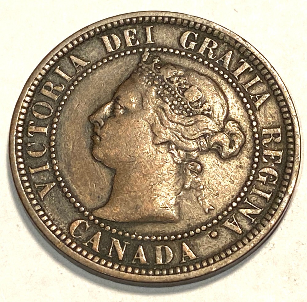 1888 Canada Large Cent Higher Grade #9