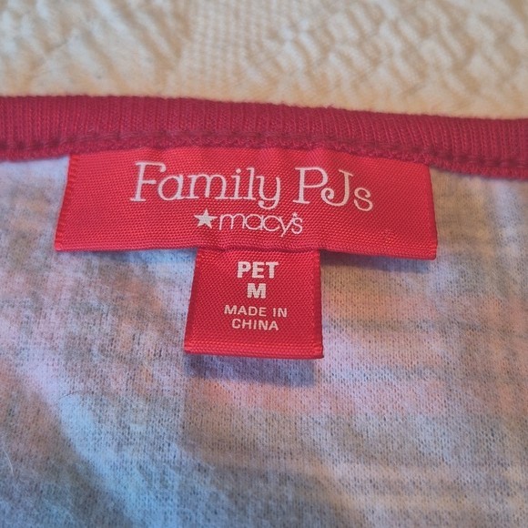 Macy's dog size medium pajamas EUC