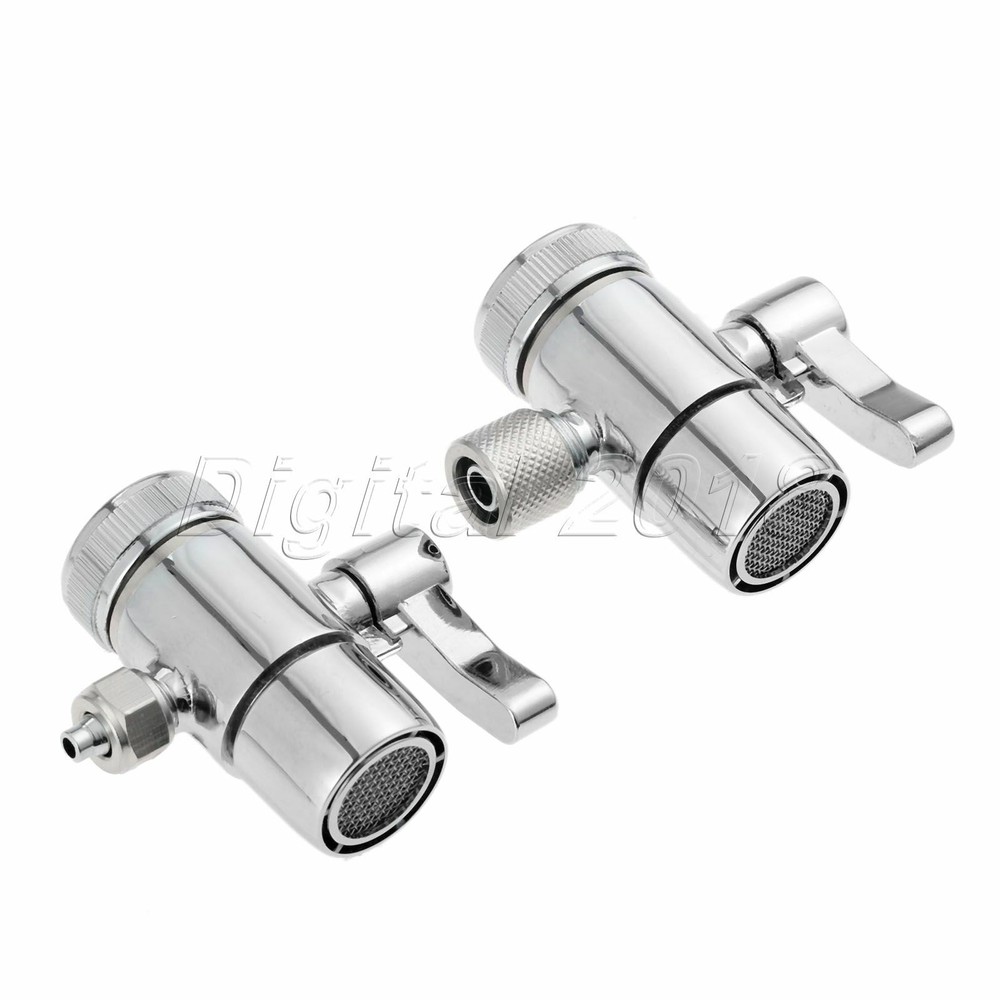 1pc Kitchen Sink RO Water Filter System Faucet Adapter Diverter Valve Connector