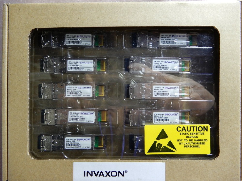 INVAXON 10 Pack 100% Cisco Compatible SFP-10G-SR