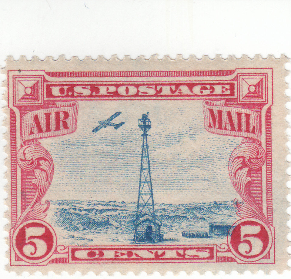 Scott #C11 - Airmail, 5c Carmine & Blue - MNH