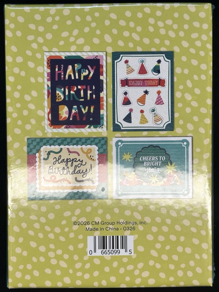 Creative Memories Birthday Bash Card Kit Multicolor Model 0326