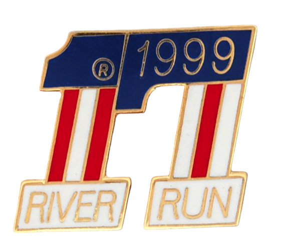 1999 Laughlin NV Motorcycle River Run Event Lapel Hat Pin Screwback