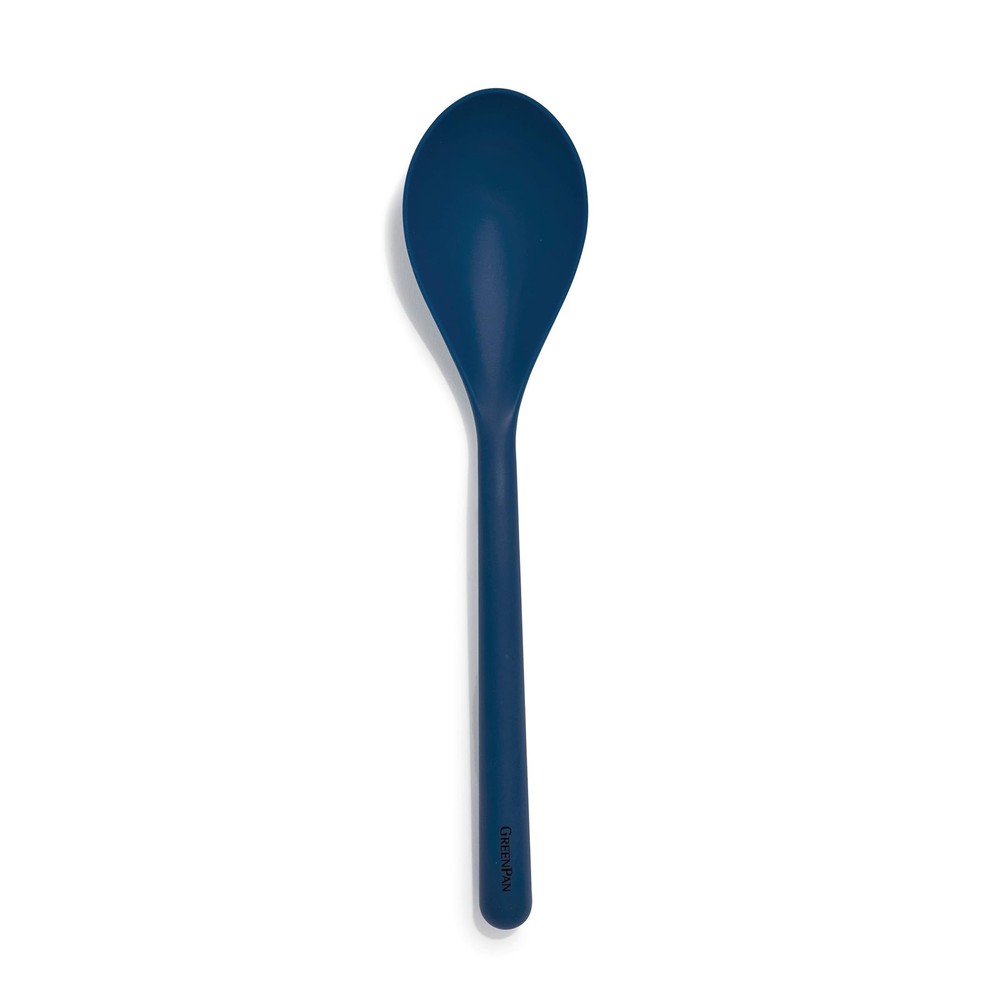 Silicone Solid Spoon, Mixing Stirring Serving, Cooking Kitchen Utensil, Flexi...
