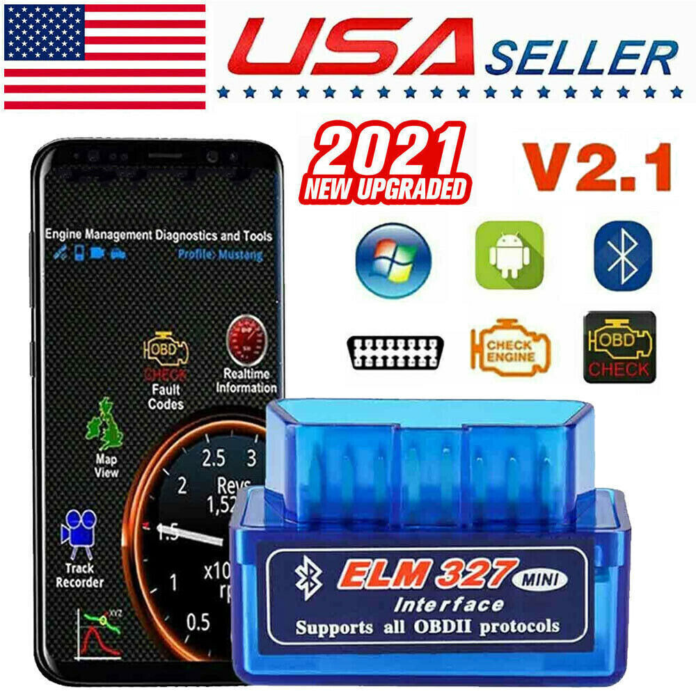 ELM 327 Car Bluetooth OBD2 Scanner Code Reader Automotive Diagnostic Tools OBDII