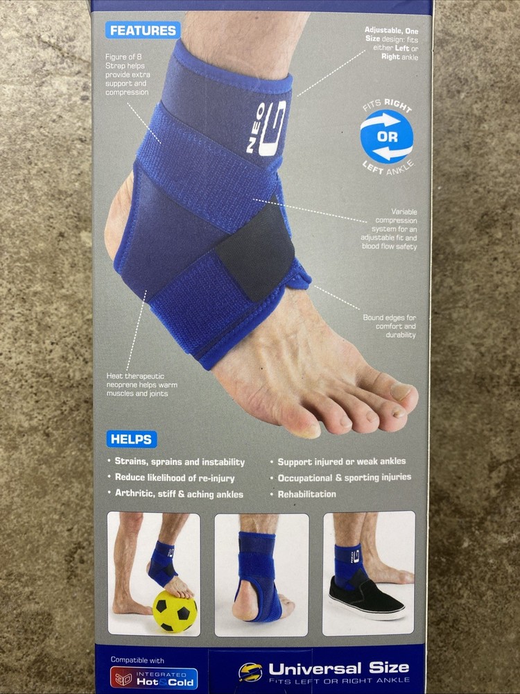 Neo G Ankle Support Universal Size Adjustable Compression Strap