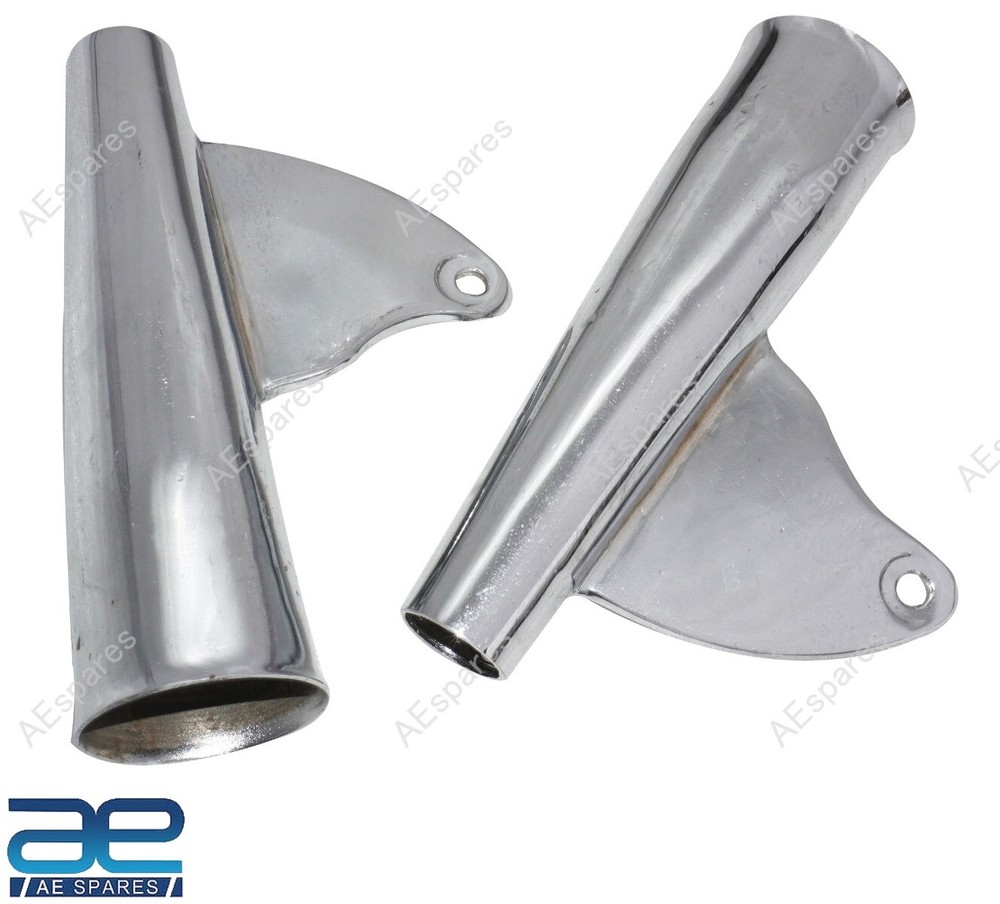 Chromed Front Fork Sleeves Fits For BSA A65 Thunderbolt Lighting 1968-1970 @US