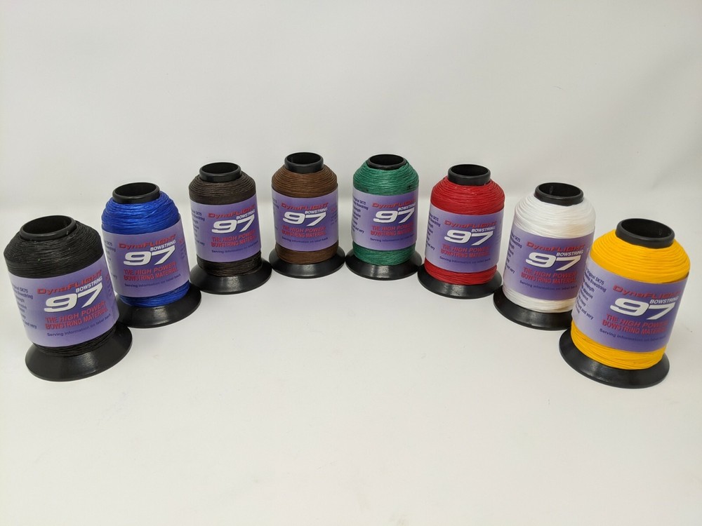 BCY Dynaflight 97 (D97) Bowstring, 1/8# Spool, Choose From 9 Different Colors