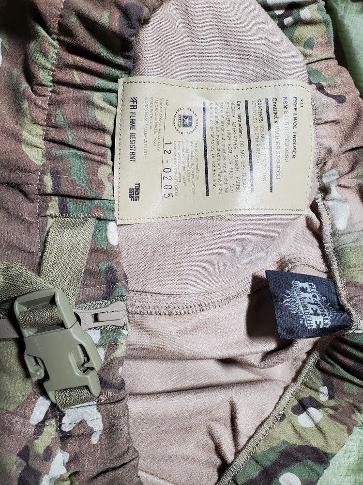 NEW Massif Element Lite LWOL FR Softshell Pants MULTICAM Cold Weather