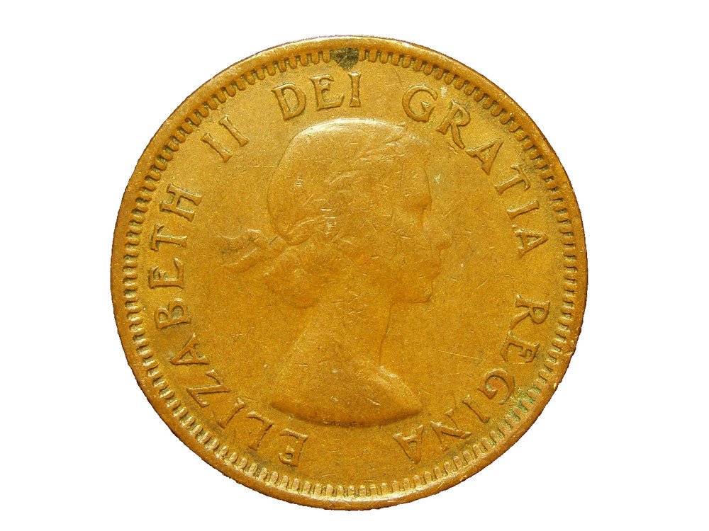 CANADA 1953 ONE CENT COIN #2