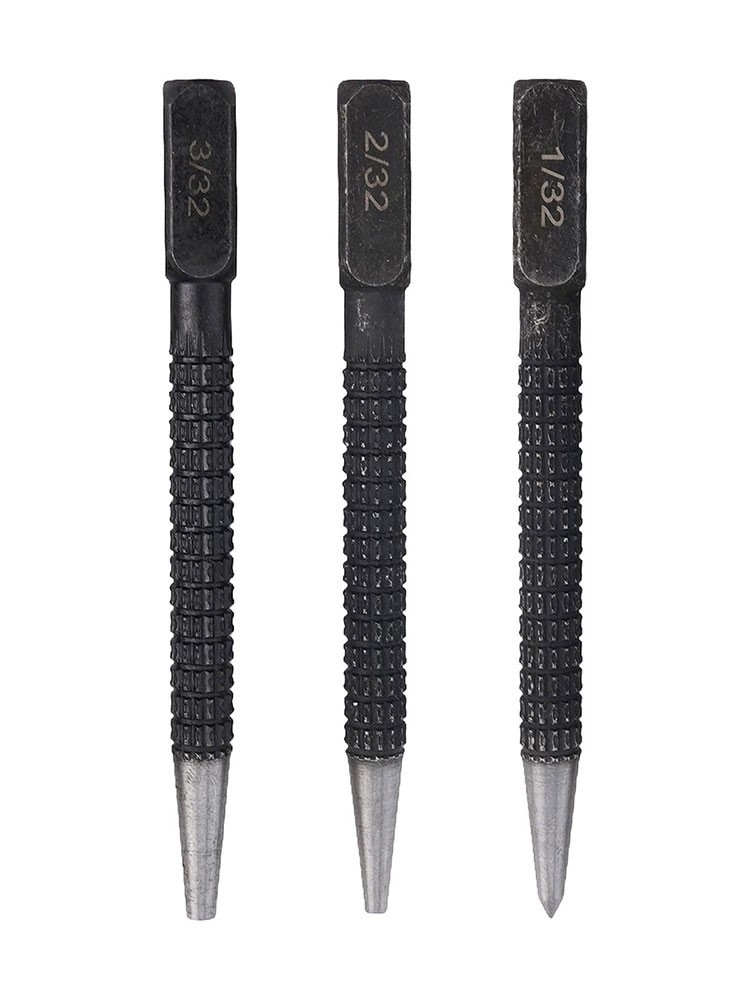 Professional Nail Punch Set with Multiple Sizes for Different Materials