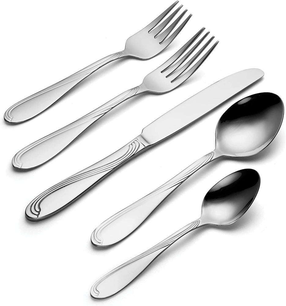 Oneida Cresta 5 Piece Flatware Set