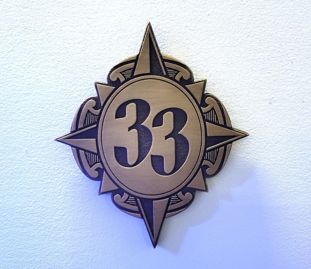 replica Club 33 inspired sign