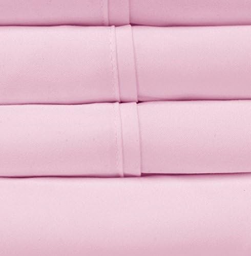 Queen Sheets Pink 6 Piece 1500 Supreme Collection Fine Brushed Microfiber Deep