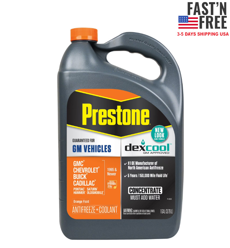 Prestone Dex-Cool Anitfreeze/Coolant Concentrate, 1gal