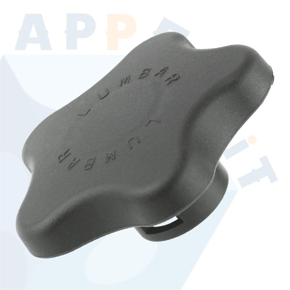 Seat Lumbar Support Knob Adjust Handle Front Driver/Passenger Side Gray Gray
