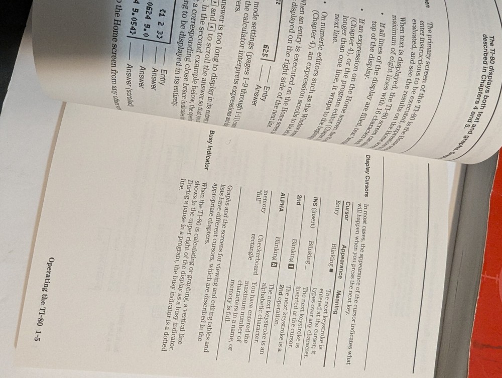 Texas Instruments TI-86 TI-80 Graphing Calculator Guidebooks User Guide