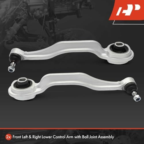 2 x Front Lower Control Arm, with Ball Joint & Front Left and Right Wheels