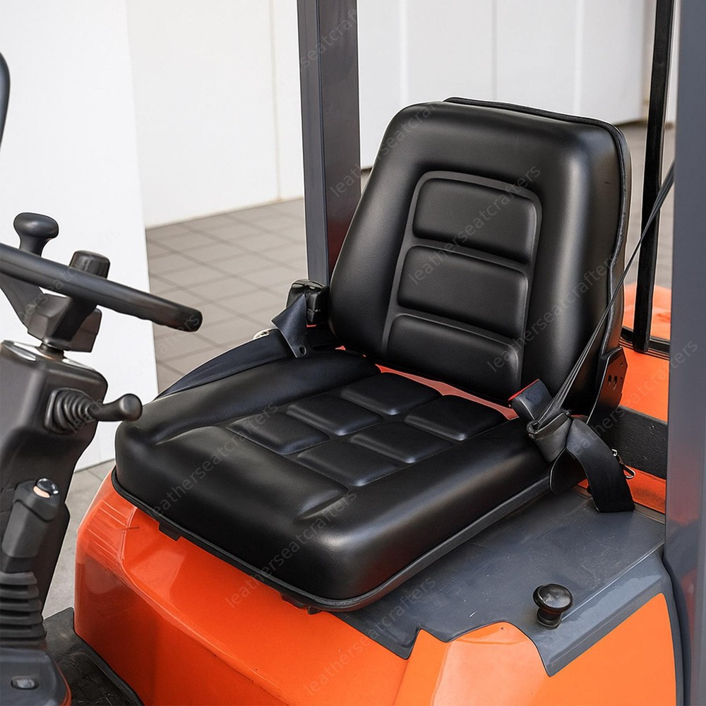 Universal Tractor Forklift Seat w/Adjustable Safety Belt & Adjustable Backrest