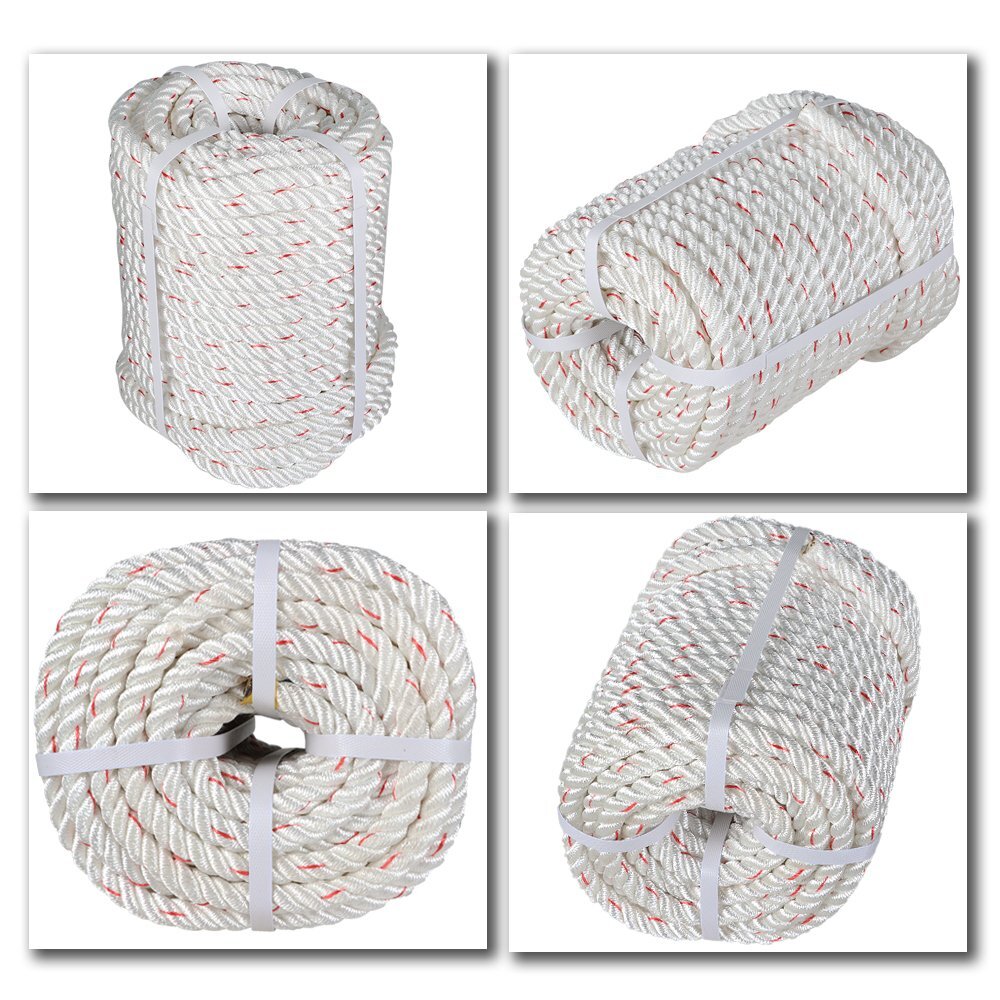 5/8" x 150' Nylon Polyester Arborist Bull Rope Pulling Rigging Line