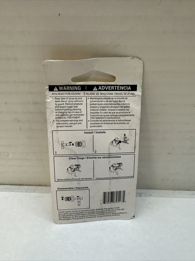 HHG Reversible Spray Tip Precise Nozzle Airless Paint Replacement Installation