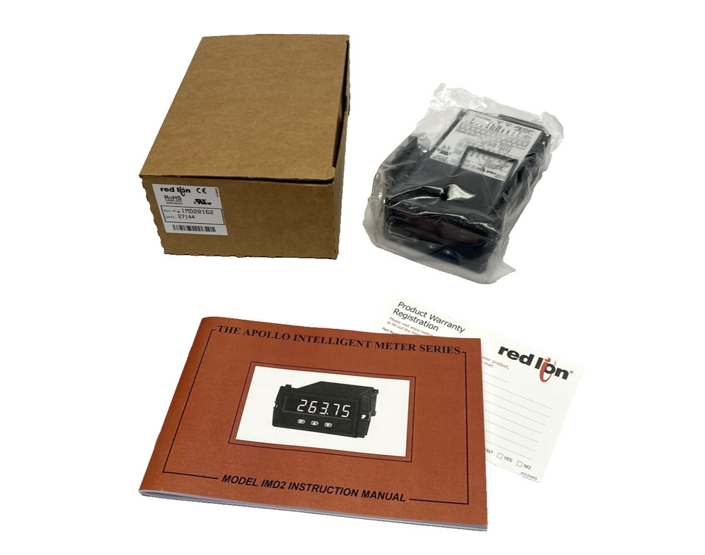 Red Lion IMD20162 Apollo Series Intelligent Panel Meter For Decade Current Input