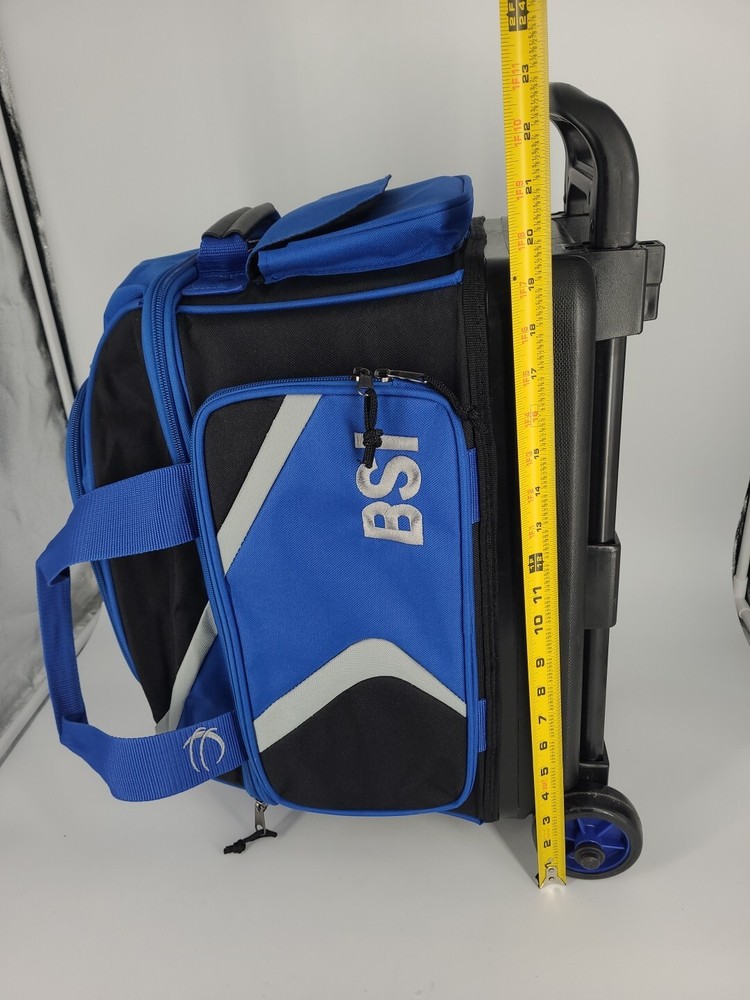 BSI Dash 2 Ball Roller Bowling Bag Blue and Black