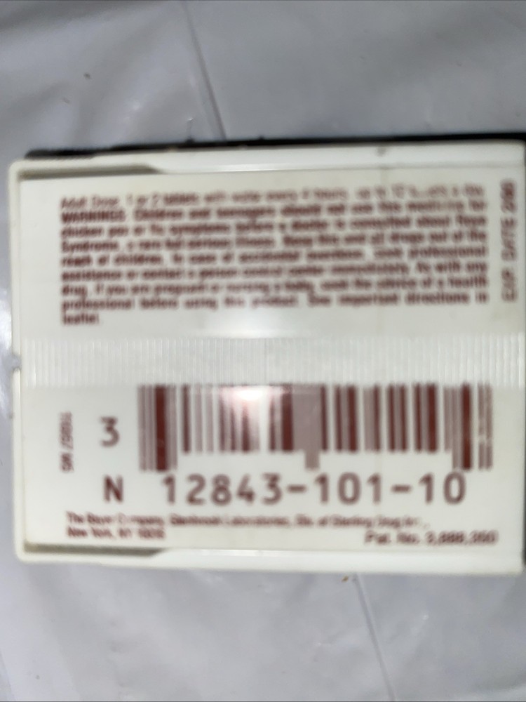 Vtg Bayer Box