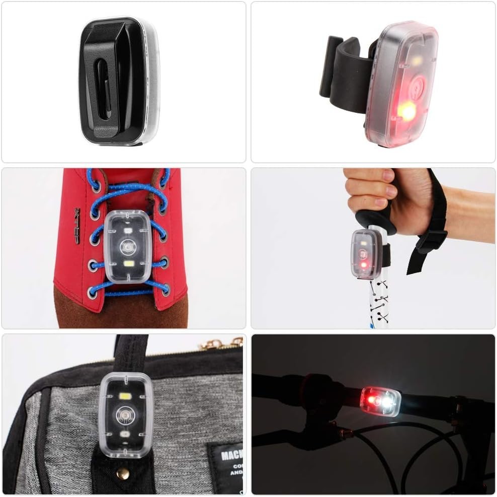 Waterproof Running & Biking Light - Compact USB Rechargeable Safety Light