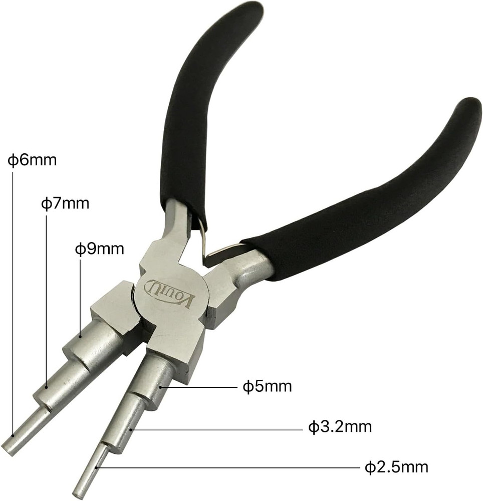 5.8Inch Bail Making Pliers 6 Step