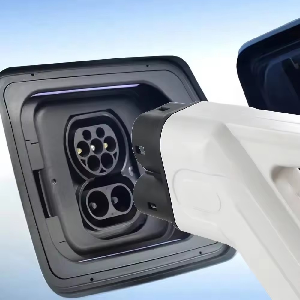 CCS2 EV Charging Inlet Port/Socket (EV Side), 200A 1000VDC Max, Without cable