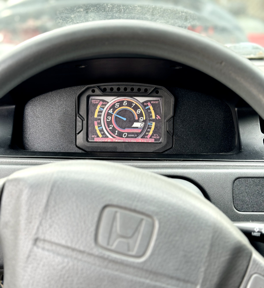 Civic 92-95 Dash Cluster FLUSH MOUNT for AEM CD5 EG