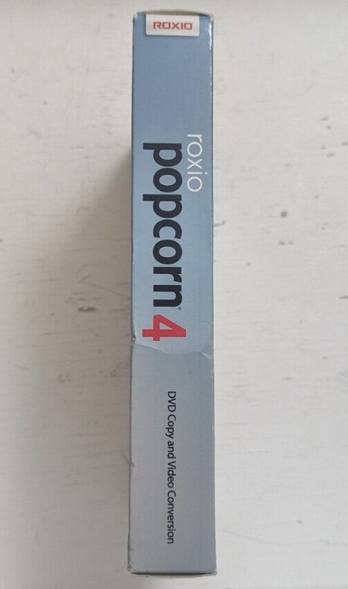 Roxio Popcorn 4 Dvd Copy / Conversion software, Mac, Sealed