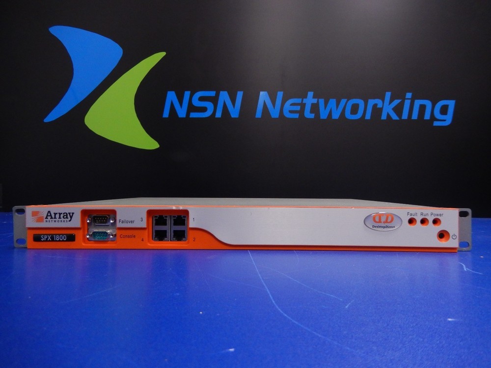 Array Networks SPX1800 Universal Access Controller w/ Rack Ears P/N 976190