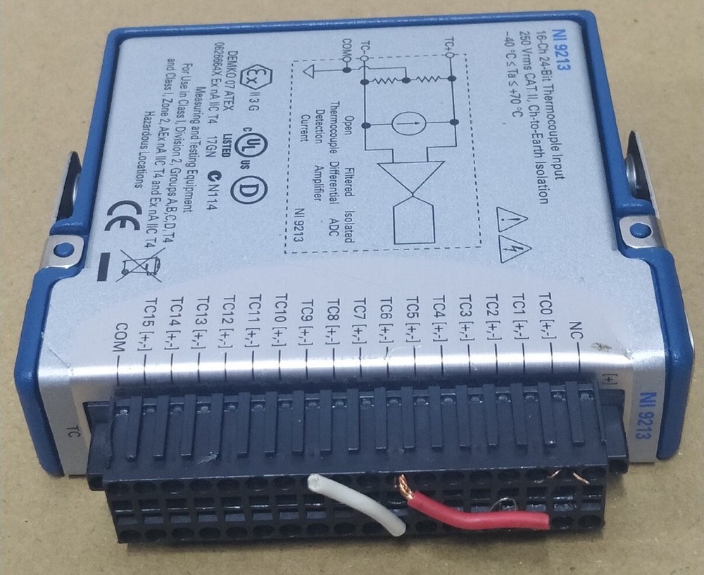 National Instruments NI 9213 cDAQ Temperature / Thermocouple Input Module