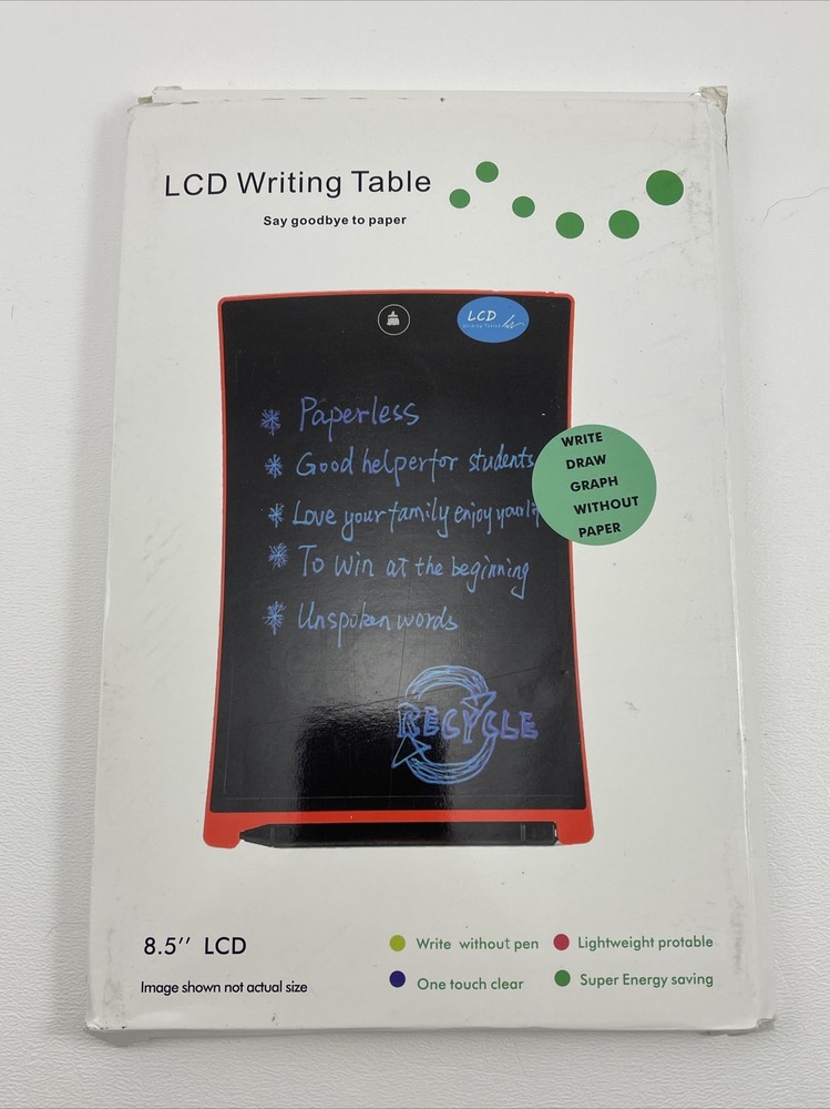 MOTOROLA 8.5 " Table Board LCD Screen Writing Table New Blue