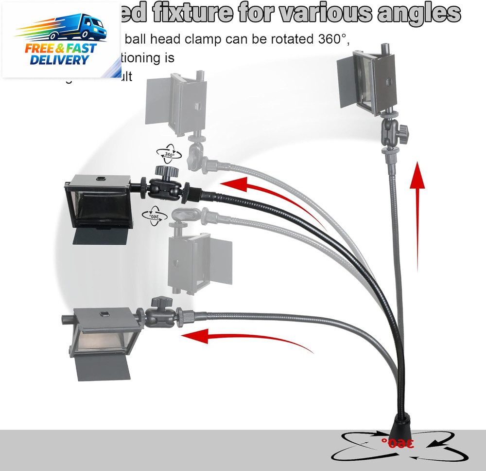 Camera Lucida Drawing Tool,Multi-Angle Fixture,Adjustable Pea Jig Projector Can