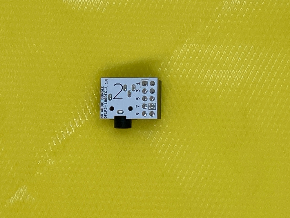 Intel HD Audio Dongle/Front Panel Jack f/ Open-Frame Motherboard AAFP Header #1