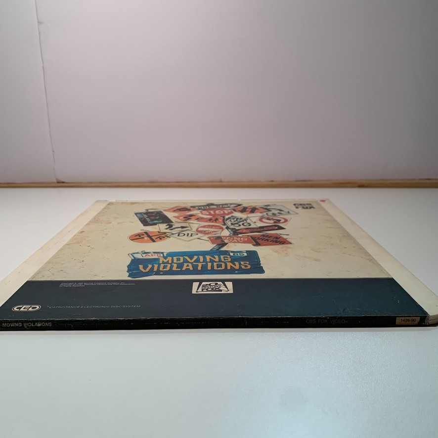 Moving Violations Selectavision Ced Videodisc 1985